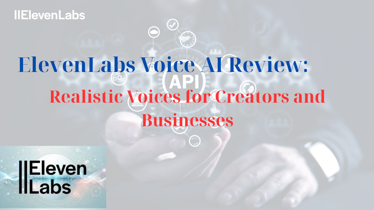 A screenshot of the ElevenLabs AI user interface, showcasing the text input box and voice selection options.